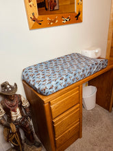 Load image into Gallery viewer, Cowboy Blues Changing Pad Cover
