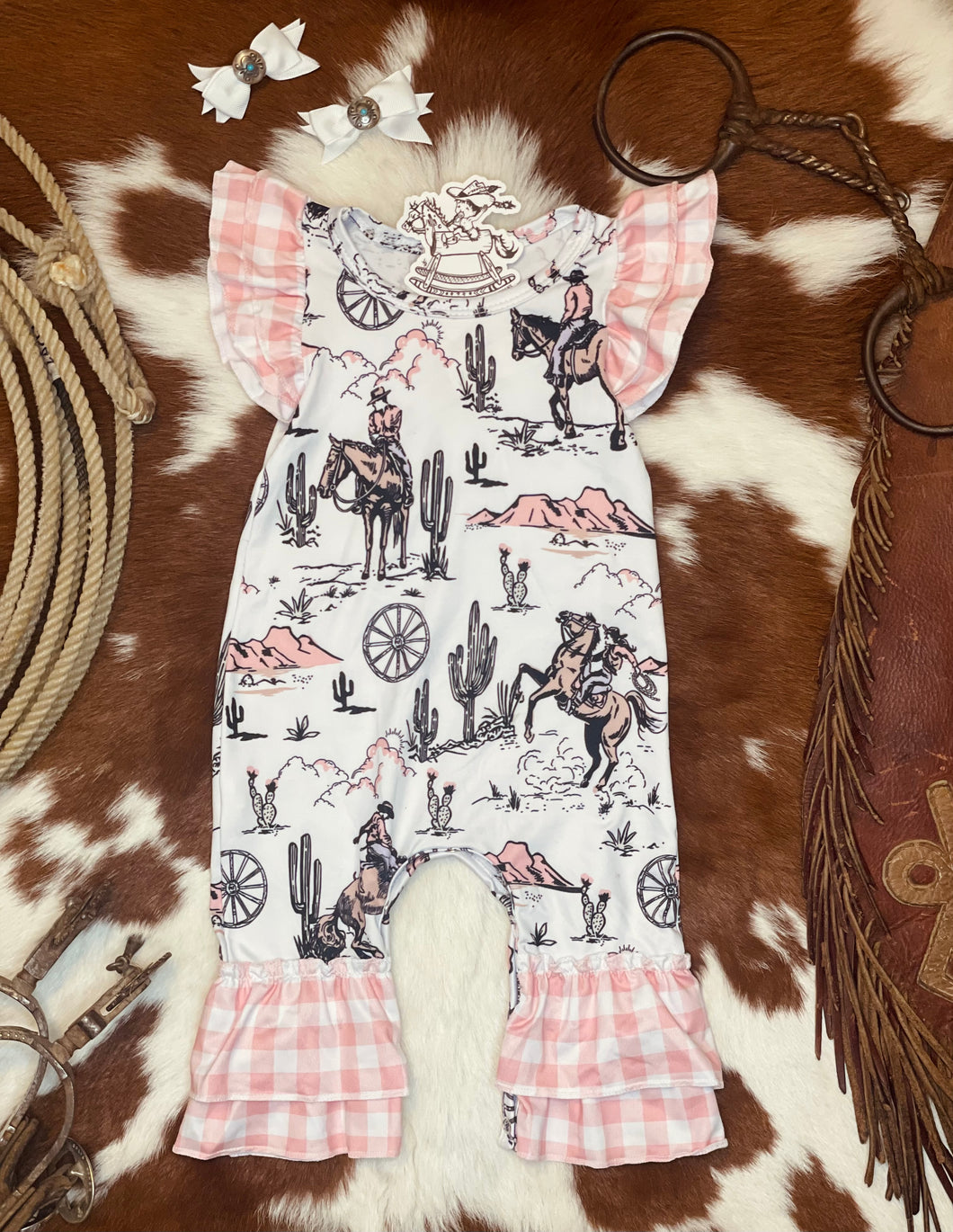 Wagon Wheel Romper