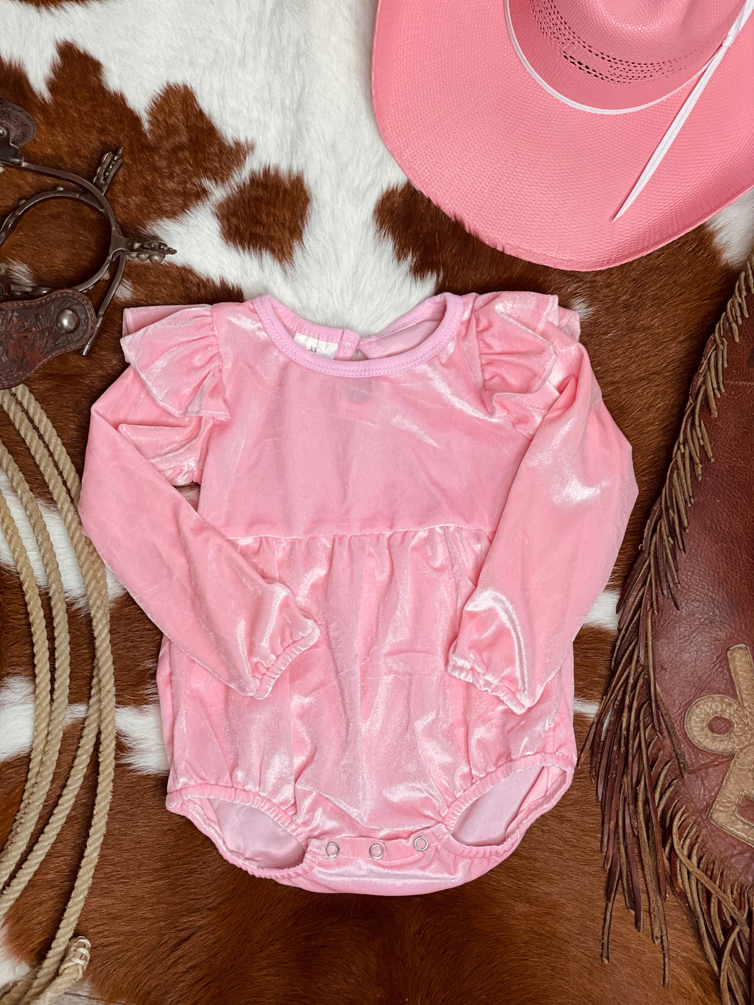 Barbie Velvet Bubble Romper