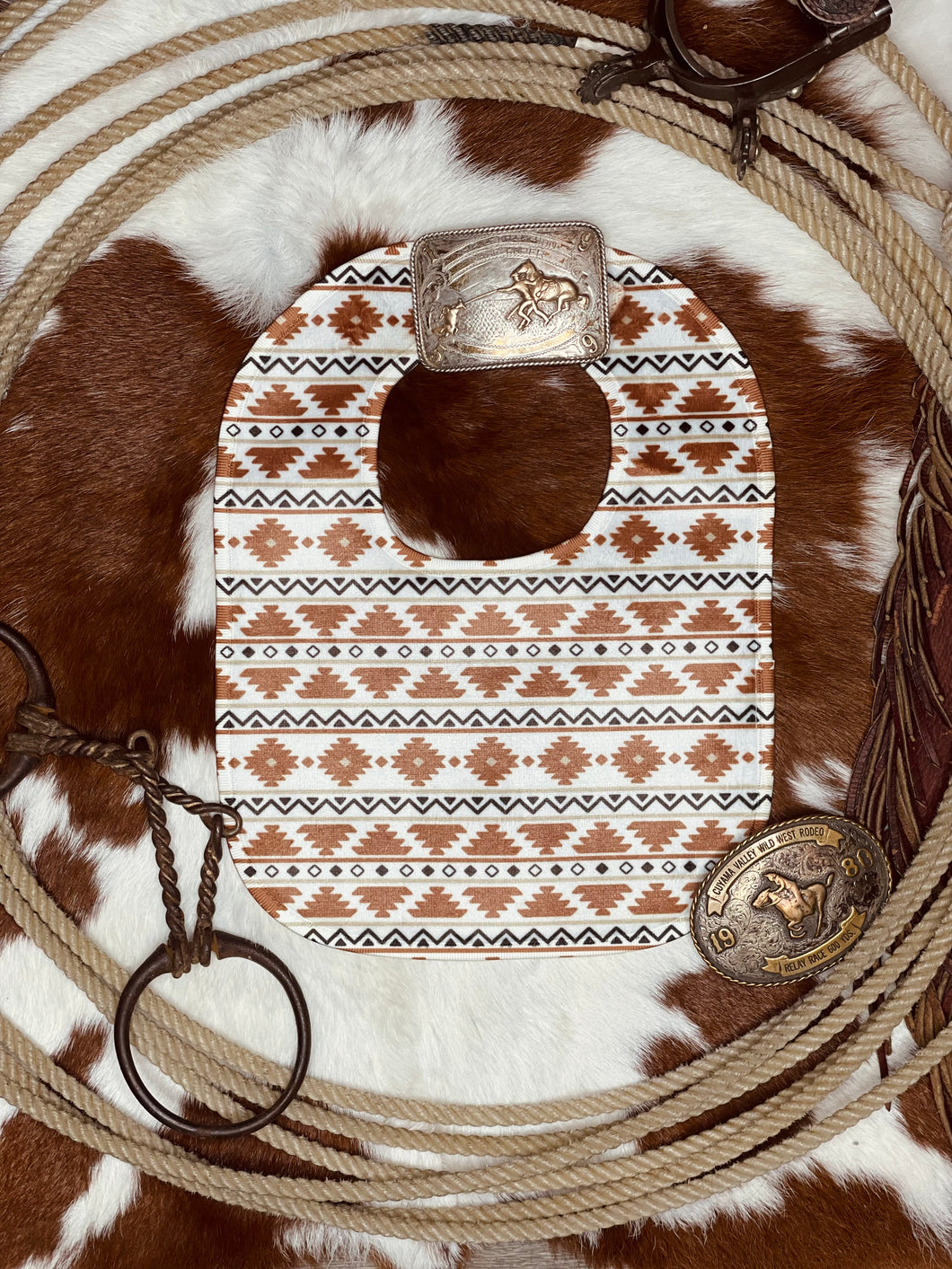 Brown Aztec Bib