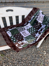 Load image into Gallery viewer, Cowboy Collage Blanket - Handmade
