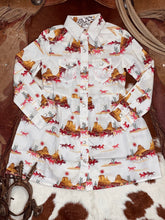Load image into Gallery viewer, Canyon Beauty Pearl Snap Dress
