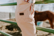 Load image into Gallery viewer, Peach Wrangler Overall’s
