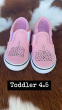 Load image into Gallery viewer, Pink Boot Stitch Painted Vans
