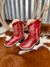 Load image into Gallery viewer, Dixie Red Cowboy Boots - Toddler
