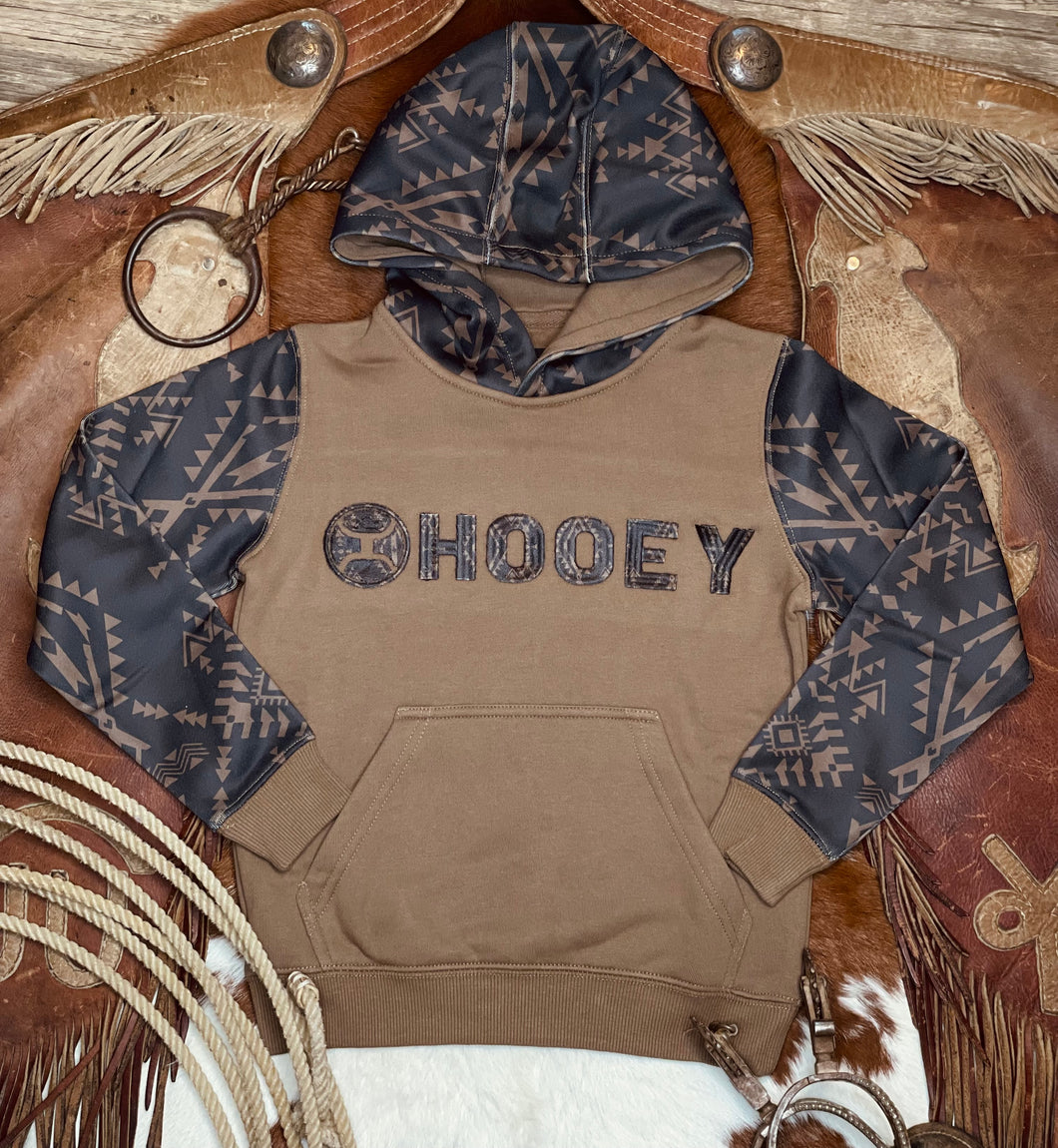 Hooey Aztec Hoodie - Brown