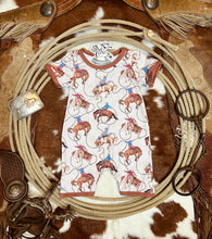 Load image into Gallery viewer, Saddle Buster Romper
