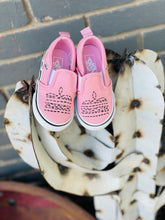 Load image into Gallery viewer, Pink Boot Stitch Painted Vans
