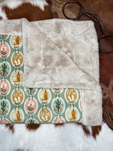 Load image into Gallery viewer, Doily Cowgirl Blanket - Handmade
