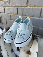 Load image into Gallery viewer, Sage Boot Stitch Painted Vans
