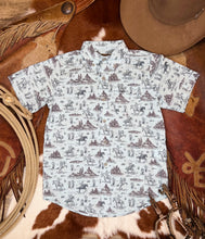 Load image into Gallery viewer, Blu Cowboy Button Up
