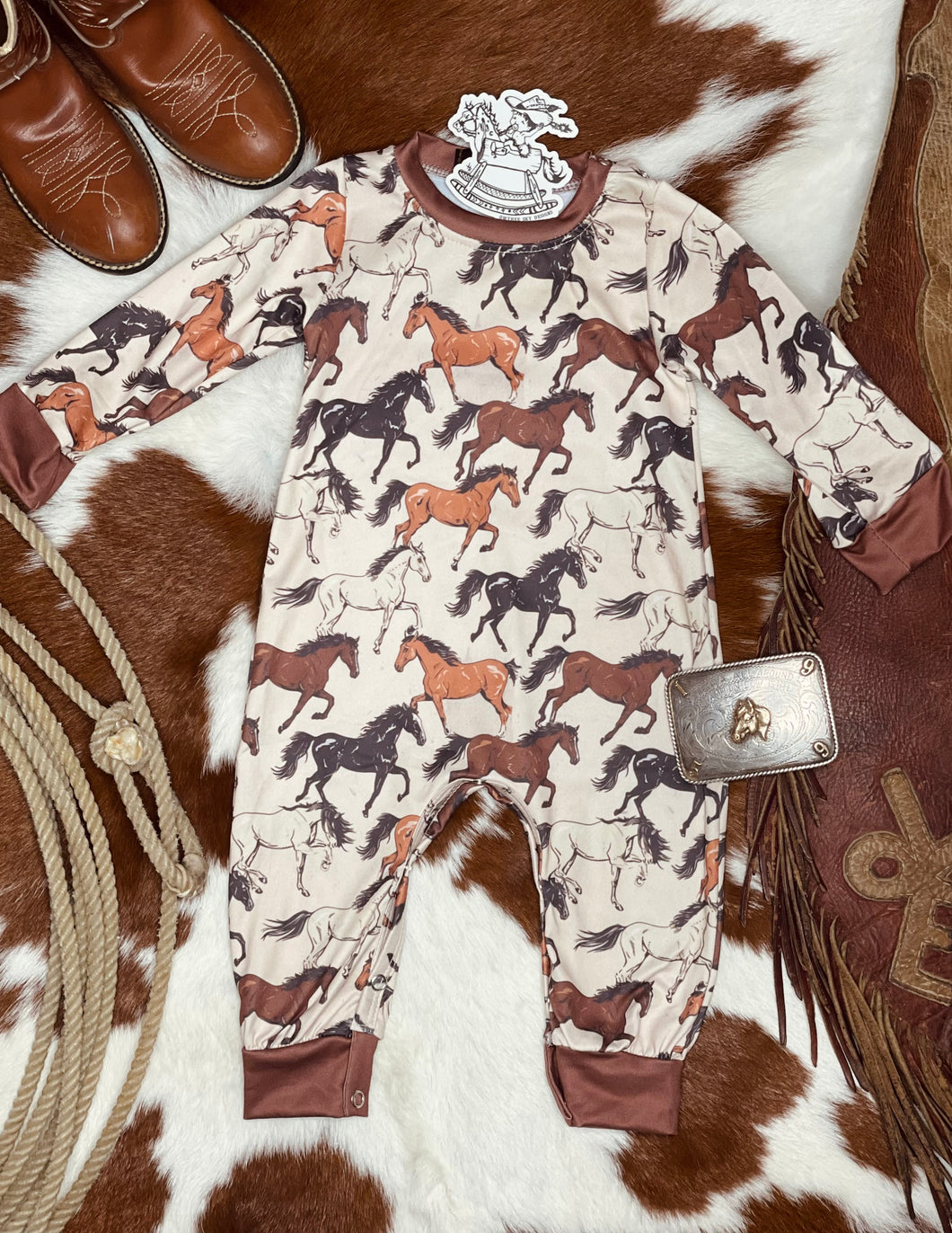 Wild Horses Romper