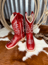 Load image into Gallery viewer, Dixie Red Cowboy Boots - Youth
