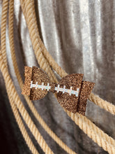 Load image into Gallery viewer, Football Sparkle Bow
