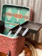 Load image into Gallery viewer, Faux Tooled Make-Up Box
