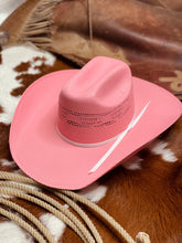 Load image into Gallery viewer, Pink Straw Hat
