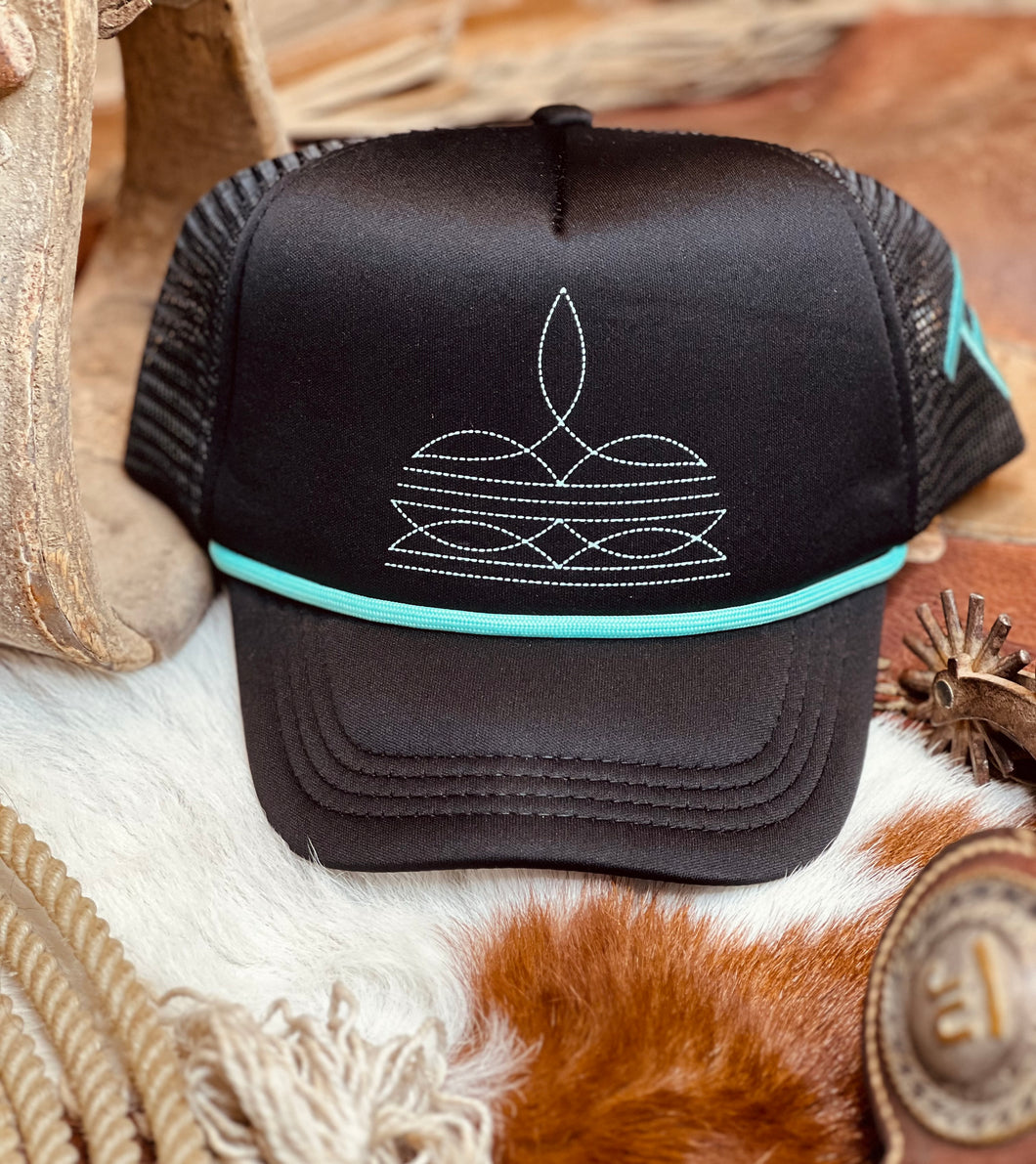 Boot Stitch Snap Back