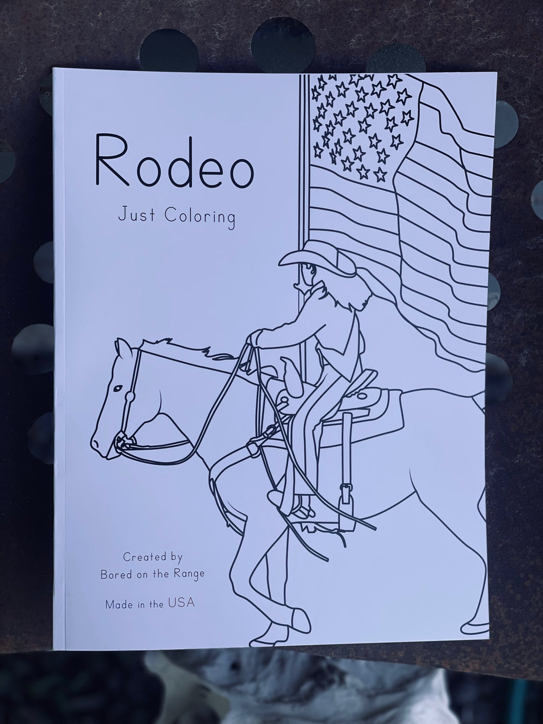 Rodeo Just Coloring Paperback Book