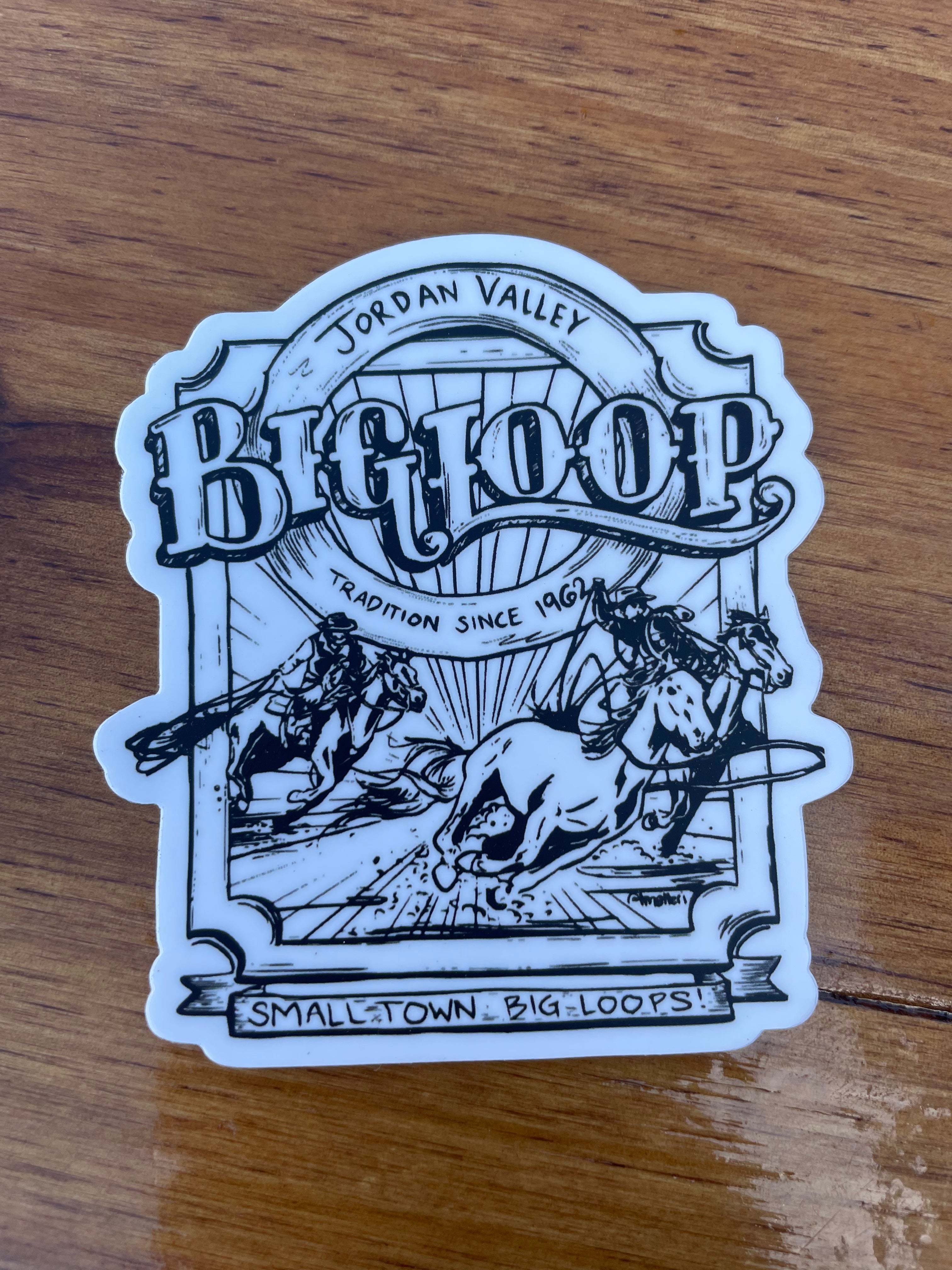 Big Loop Sticker – Owyhee Sky Designs