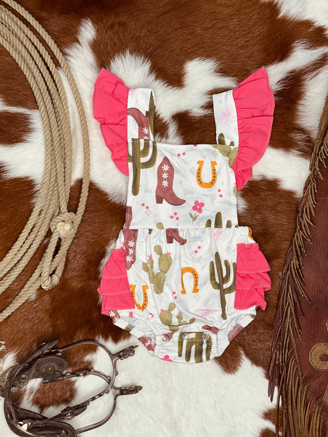 Lucky Cowgirl Romper