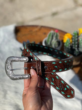 Load image into Gallery viewer, Talley Turquoise Belt
