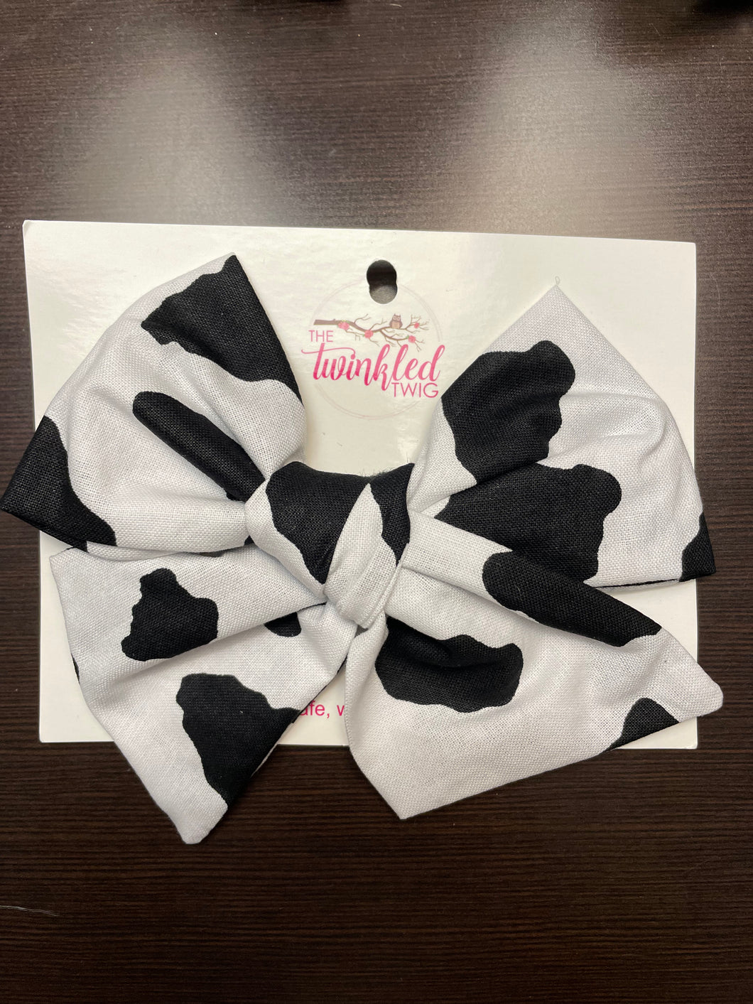 Betty Cow Print Clip