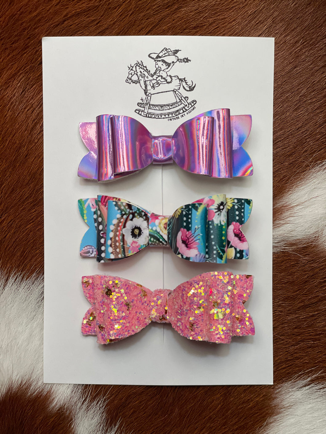 Metallic Cactus Dream Bow Set